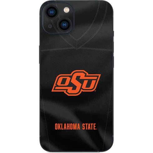 Oklahoma State University Black Jersey iPhone 14 Plus Skin